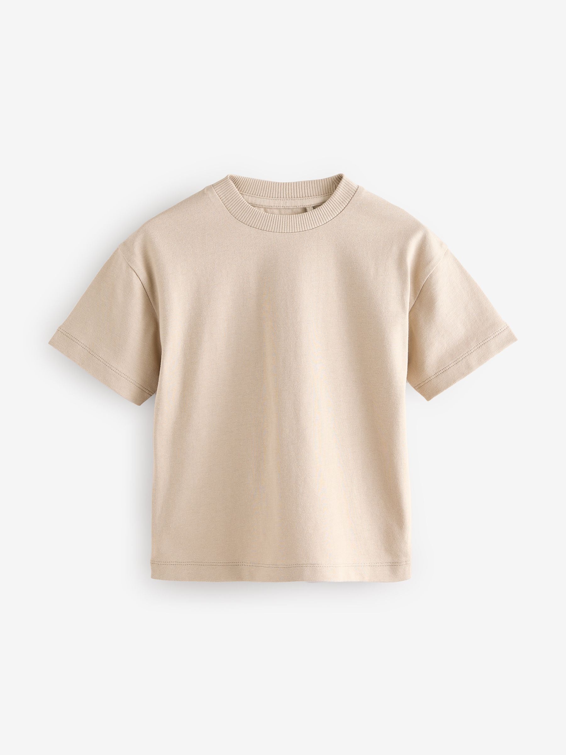 Neutral Short Sleeve Plain T-Shirt (3mths-7yrs) image 1