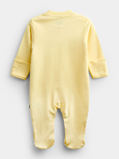 JoJo Maman Bébé Yellow Daisy 3-Pack Footed Sleepsuits - image 5