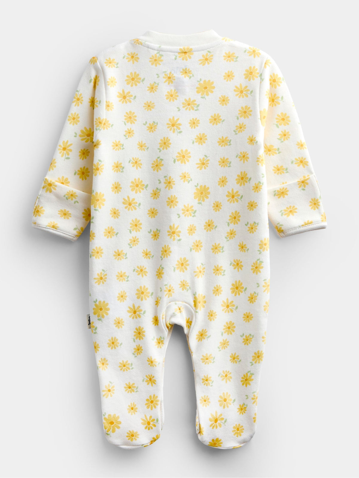JoJo Maman Bébé Yellow Daisy 3-Pack Footed Sleepsuits - image 6