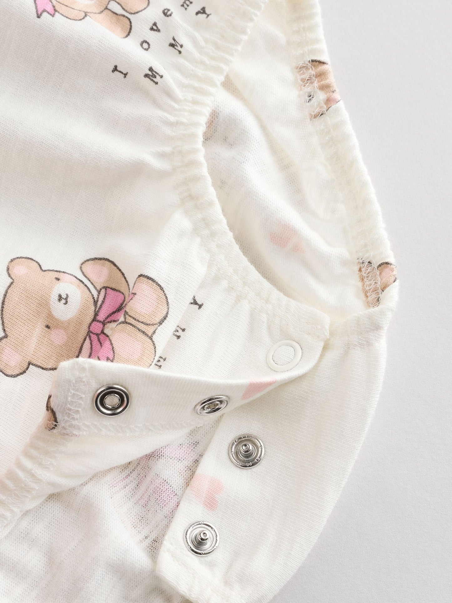 White I Love My Mummy Baby Bloomer Romper image 6