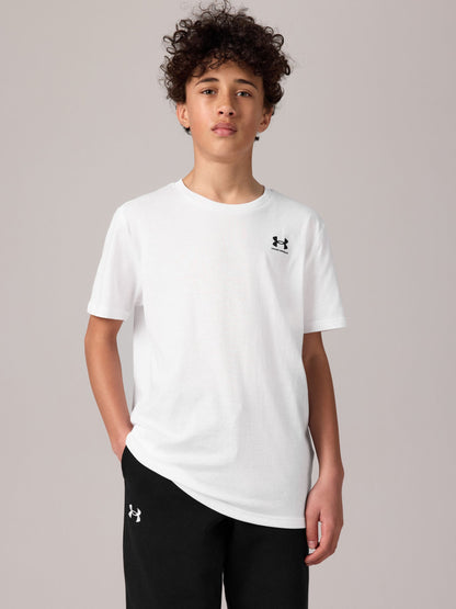Dsiney Kidz - Under Armour White Sportstyle Short Sleeve T-Shirt image 1