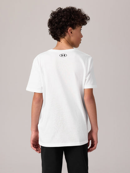 Dsiney Kidz - Under Armour White Sportstyle Short Sleeve T-Shirt image 2
