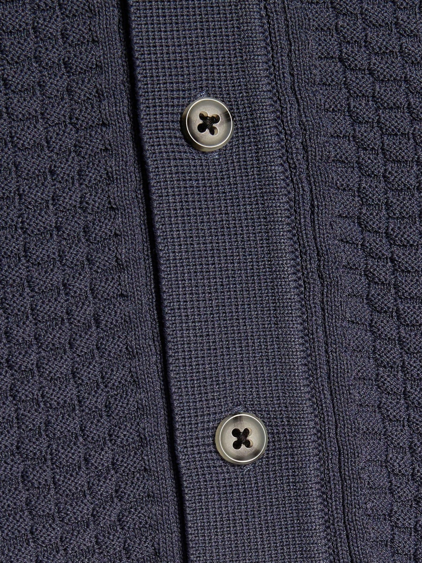 Dsiney Kidz - River Island Blue Slinky Revere Knitted Shirt image 3