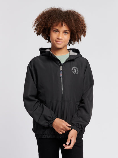 Dsiney Kidz - U.S. Polo Assn. Black Fleece Lined Boys Windcheater image 1