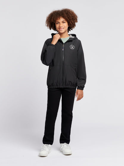 Dsiney Kidz - U.S. Polo Assn. Black Fleece Lined Boys Windcheater image 3