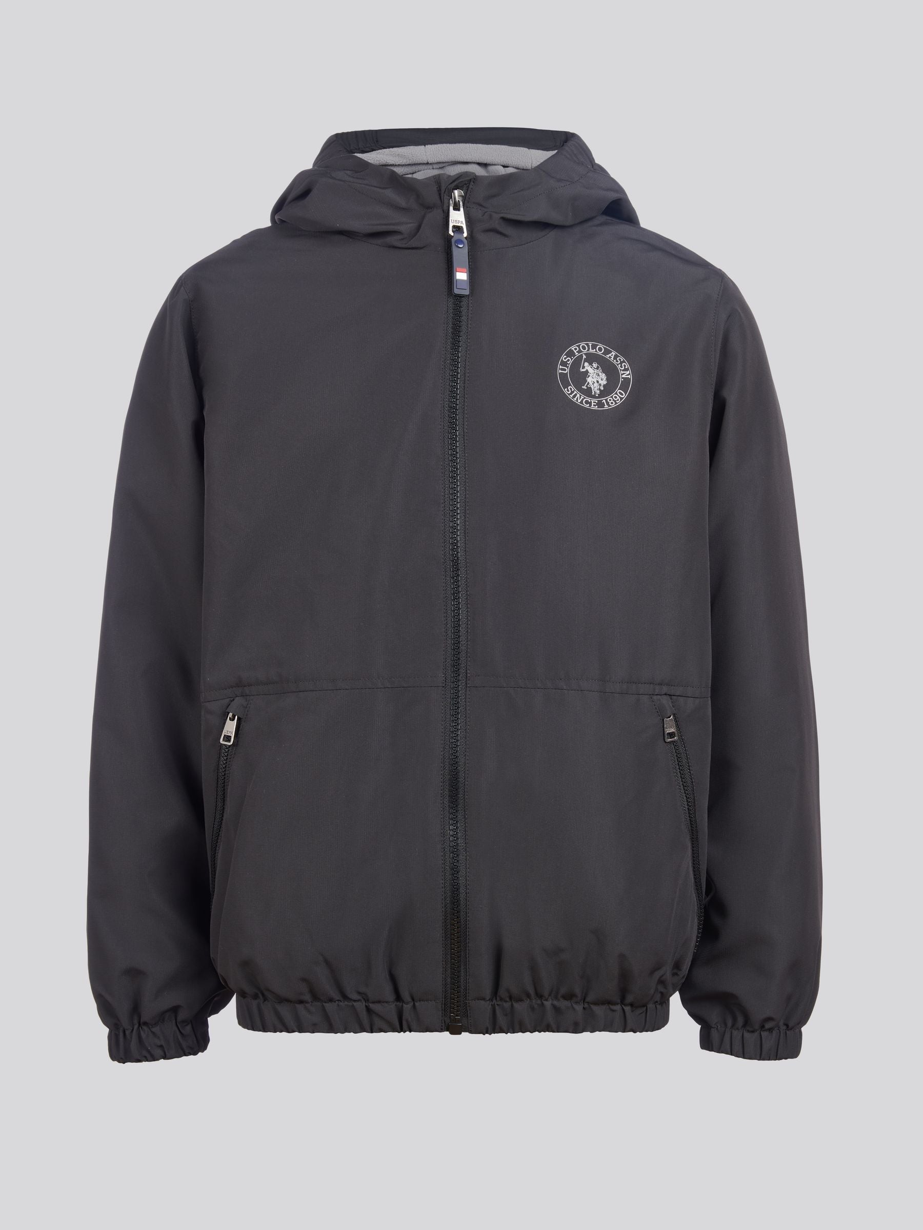 Dsiney Kidz - U.S. Polo Assn. Black Fleece Lined Boys Windcheater image 7