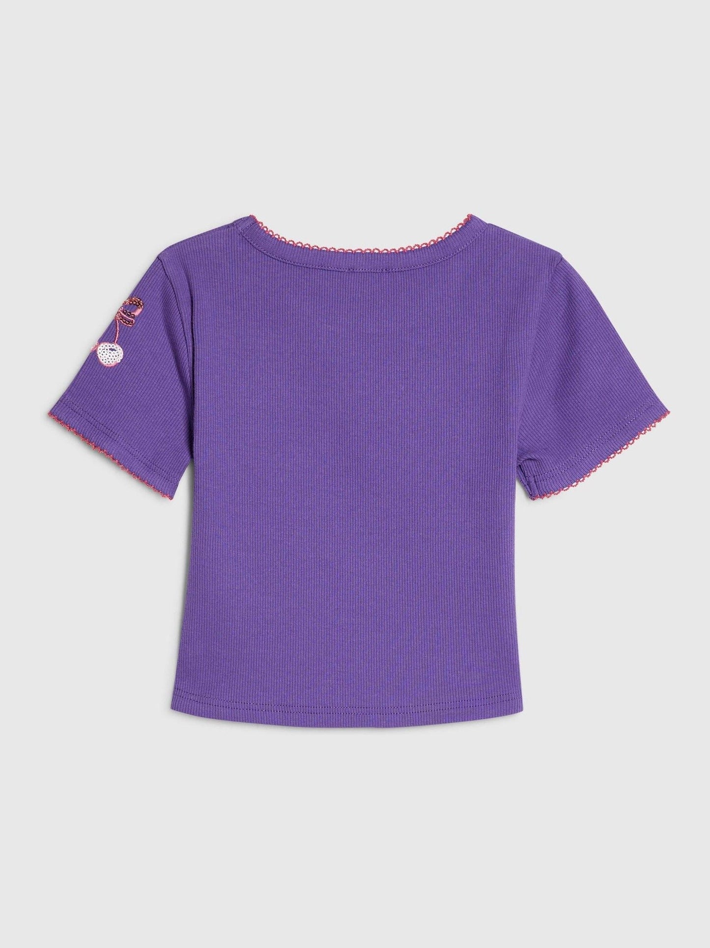 Dsiney Kidz - River Island Purple Sequin Embroidered Baby T-Shirt image 2