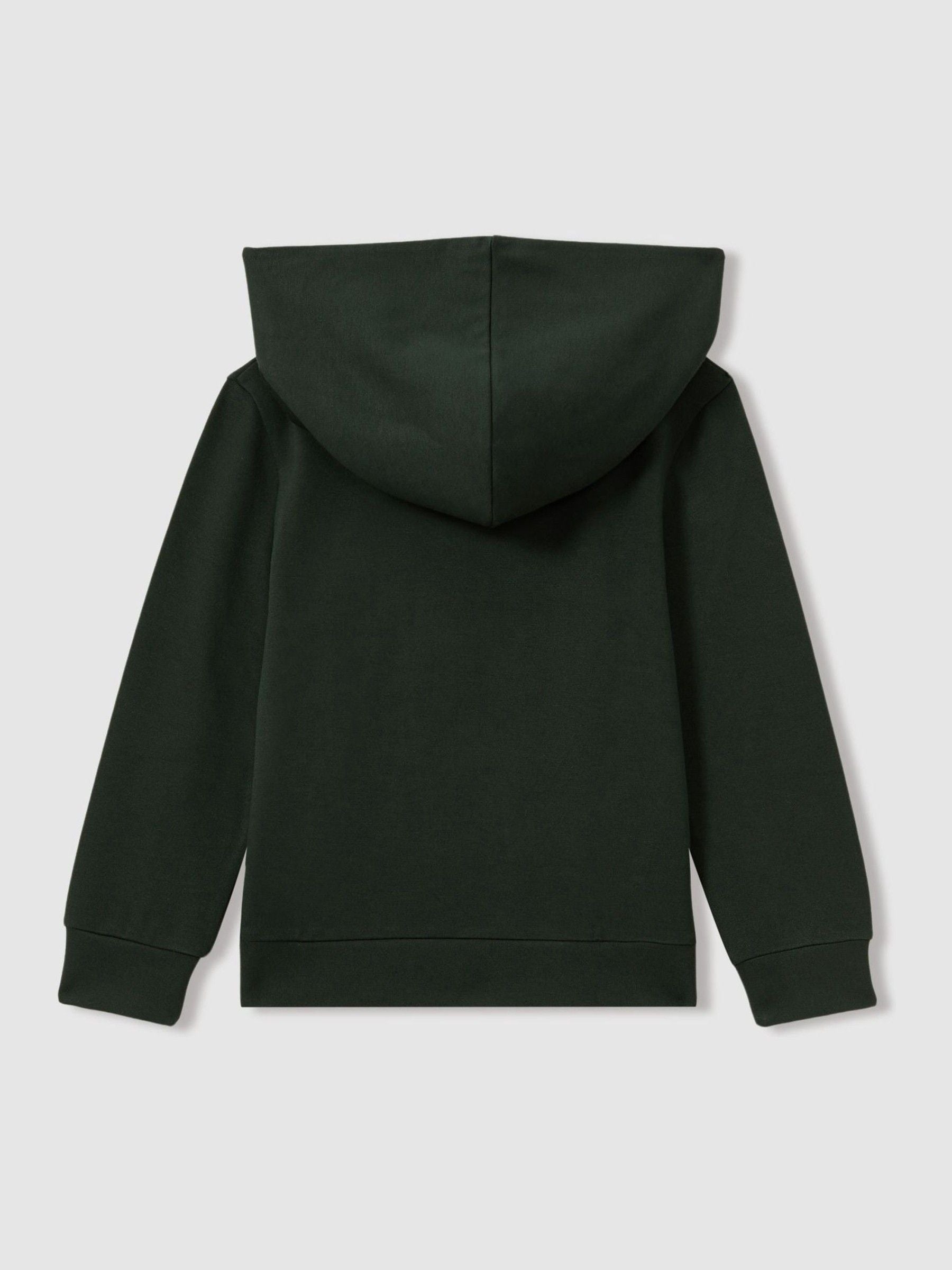 Dsiney Kidz - Reiss Emerald Green Lowden 9-13 yrs Lowden Interlock Jersey Hoodie image 2
