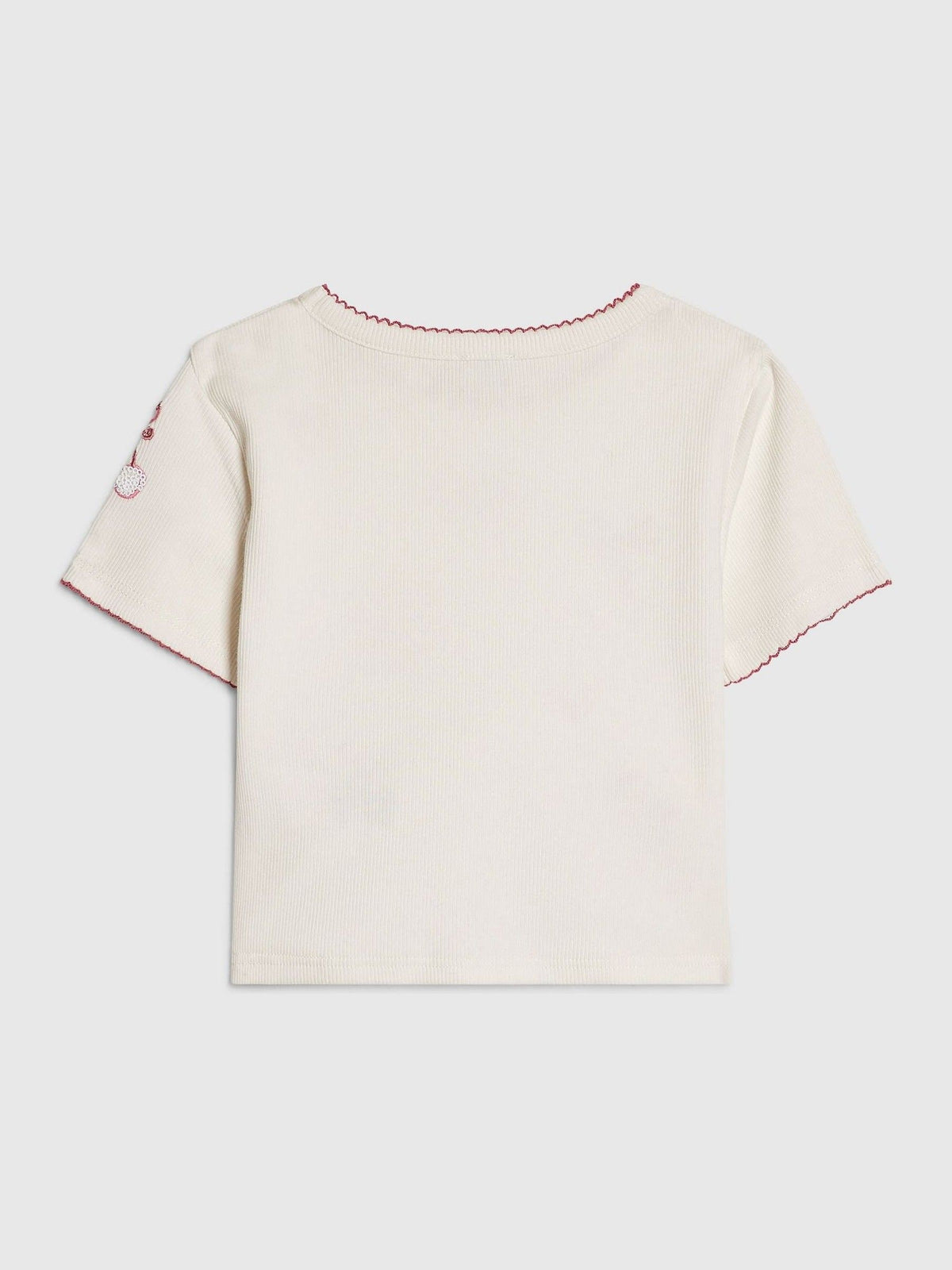 Dsiney Kidz - River Island White Sequin Embroidered Baby T-Shirt image 2