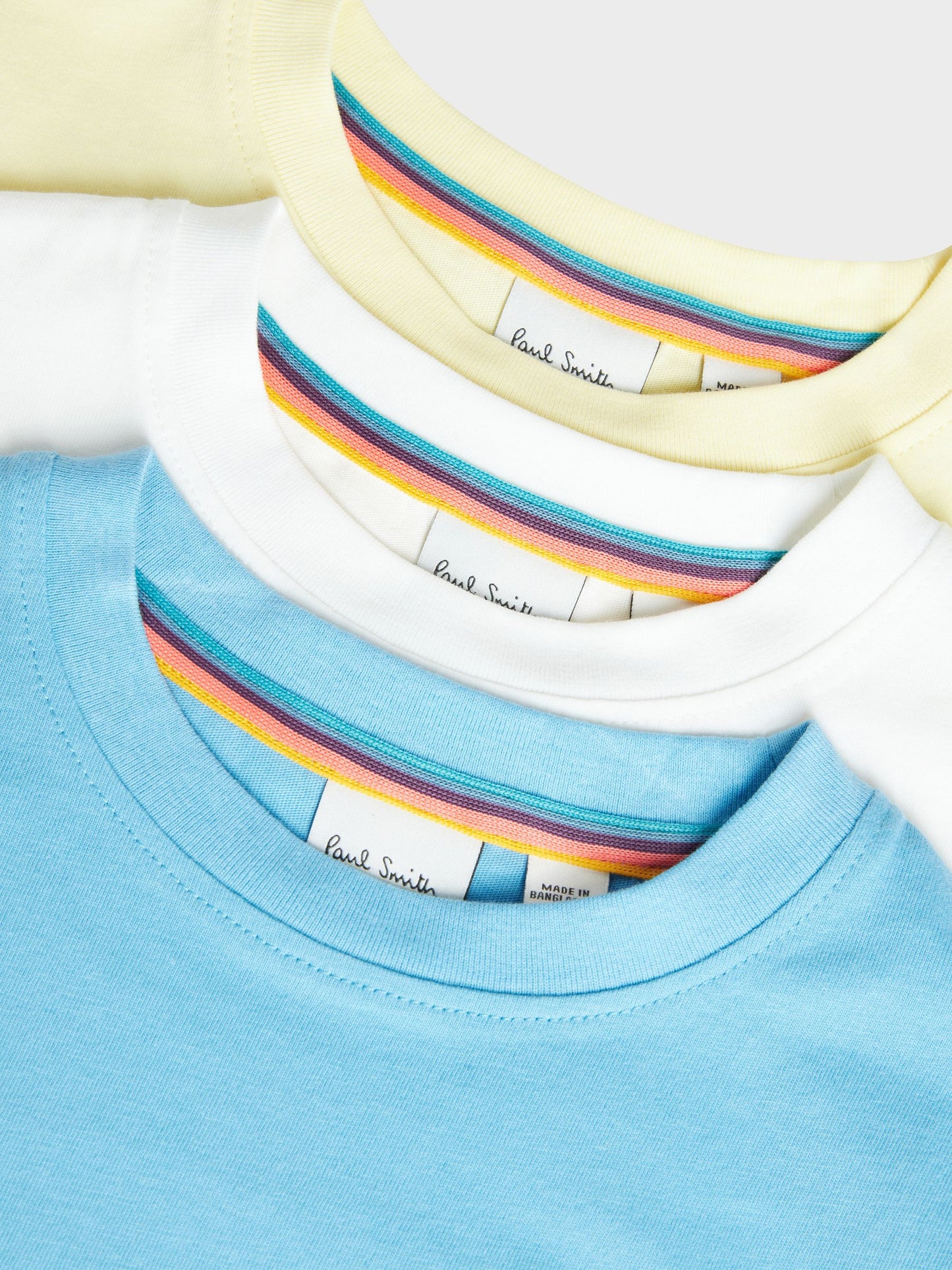 Dsiney Kidz - Paul Smith Junior Yellow Signature T-Shirts 3 Pack image 8