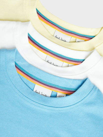 Dsiney Kidz - Paul Smith Junior Yellow Signature T-Shirts 3 Pack image 8