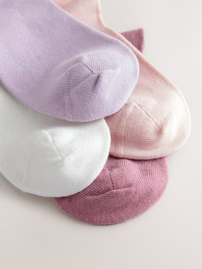 Multi 4 Pack Cotton Rich Ruffle Frill Ankle Socks image 2