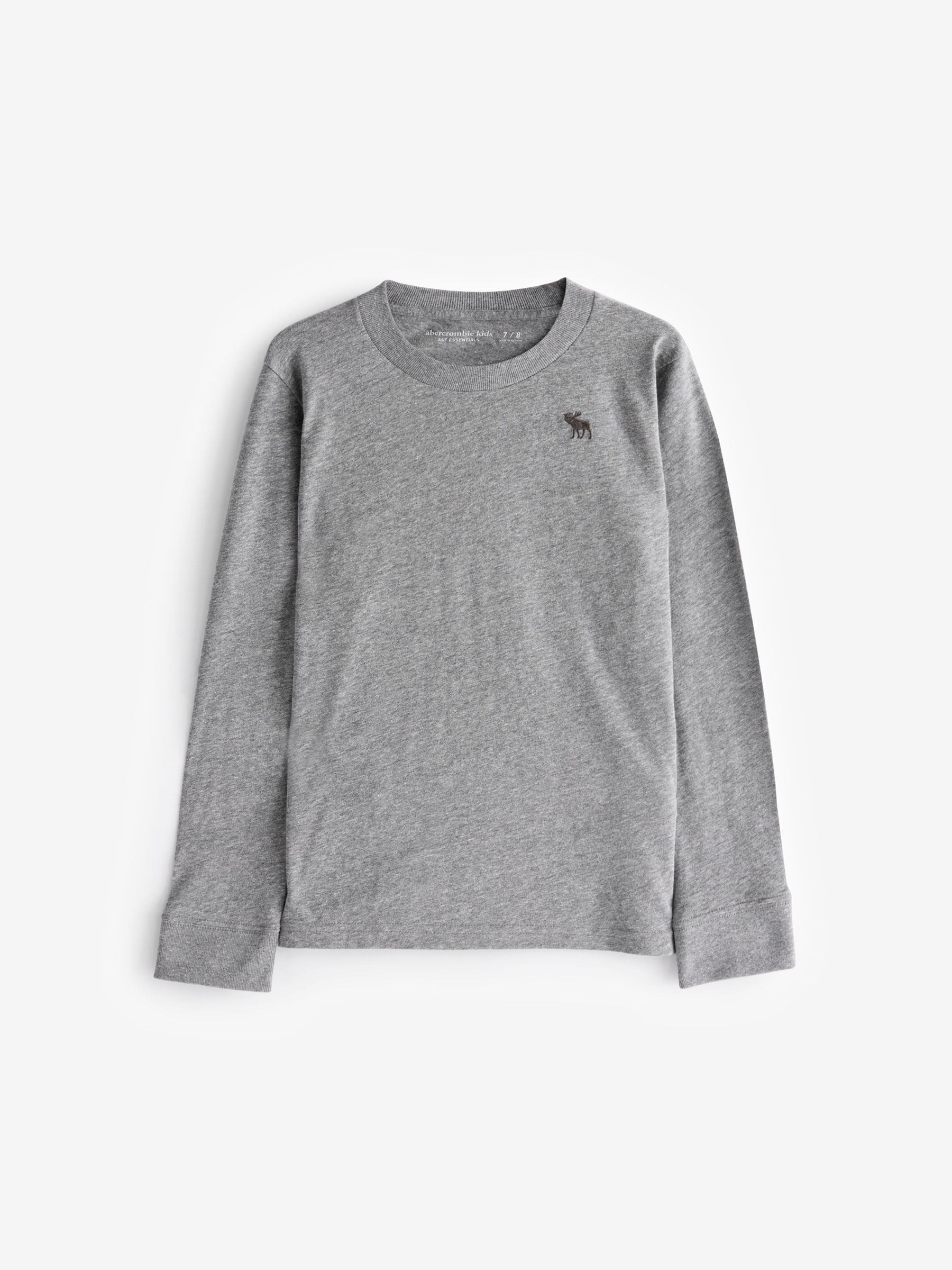 Dsiney Kidz - Abercrombie & Fitch White 3 Pack Long Sleeve T-Shirts image 5