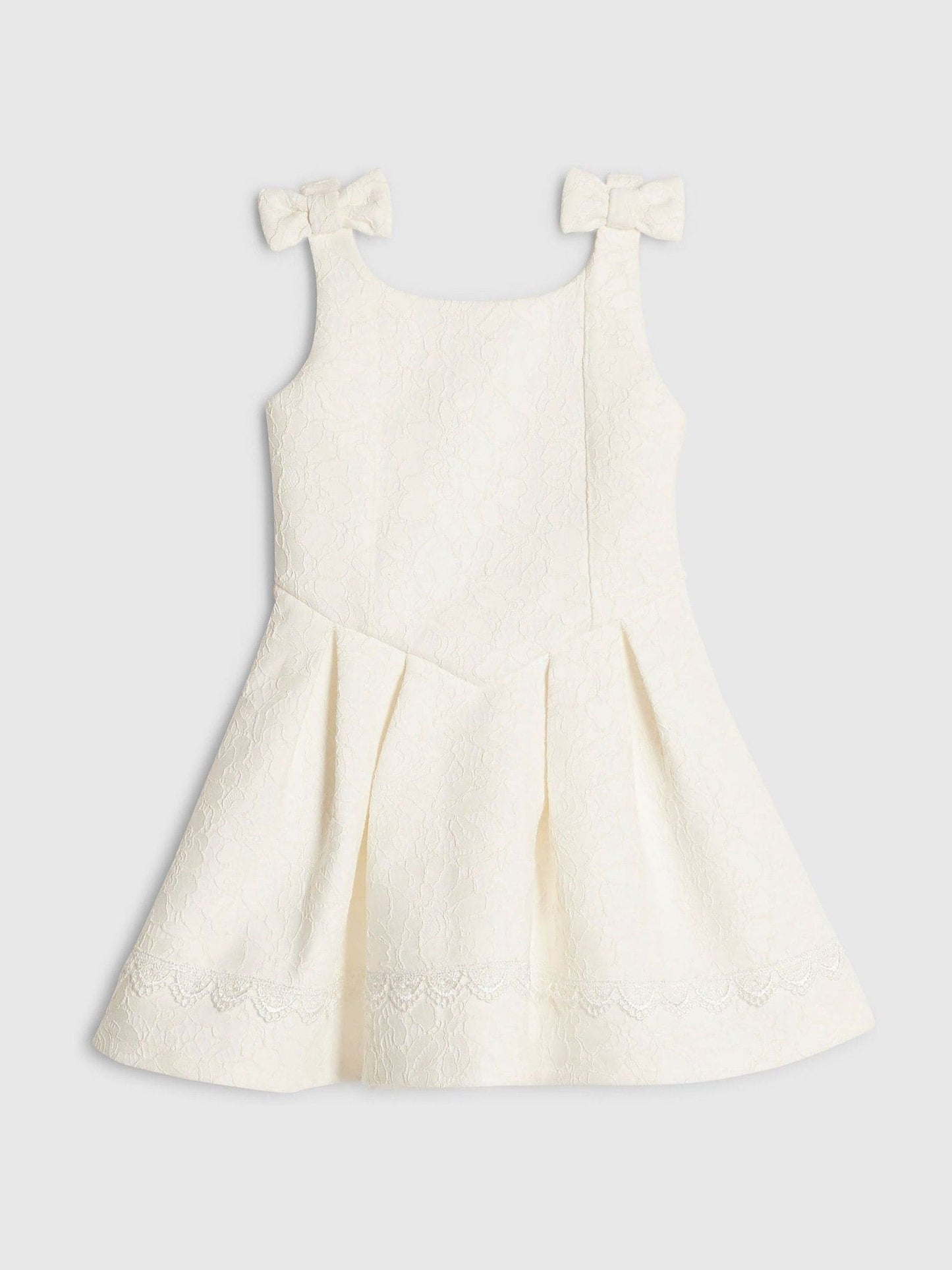 Dsiney Kidz - River Island White Lace Scuba Dress image 1