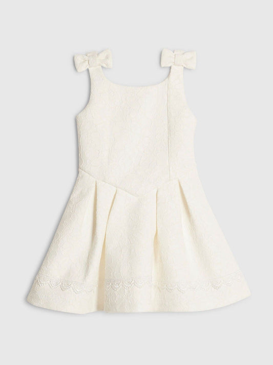 Dsiney Kidz - River Island White Lace Scuba Dress image 1