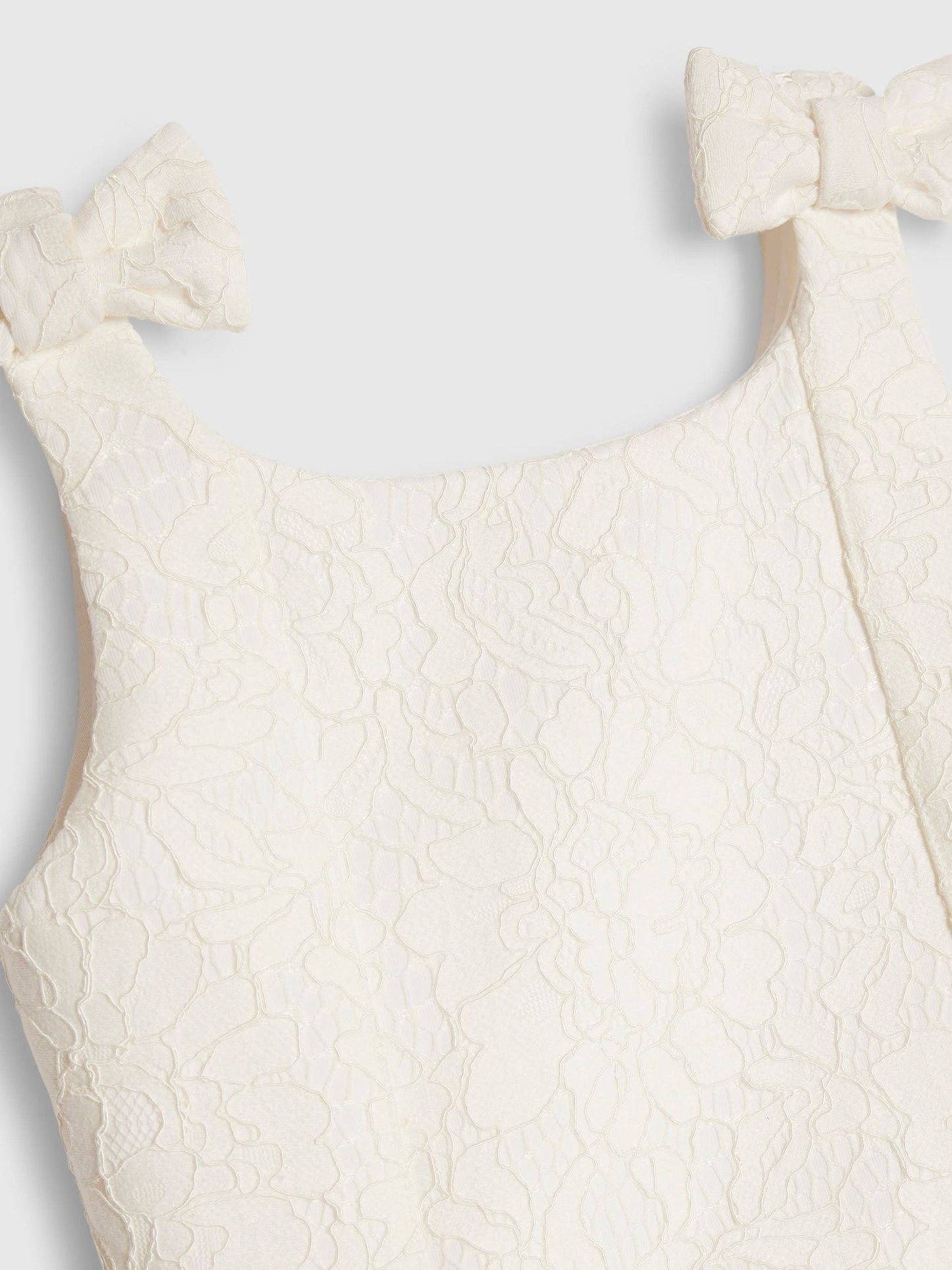 Dsiney Kidz - River Island White Lace Scuba Dress image 3