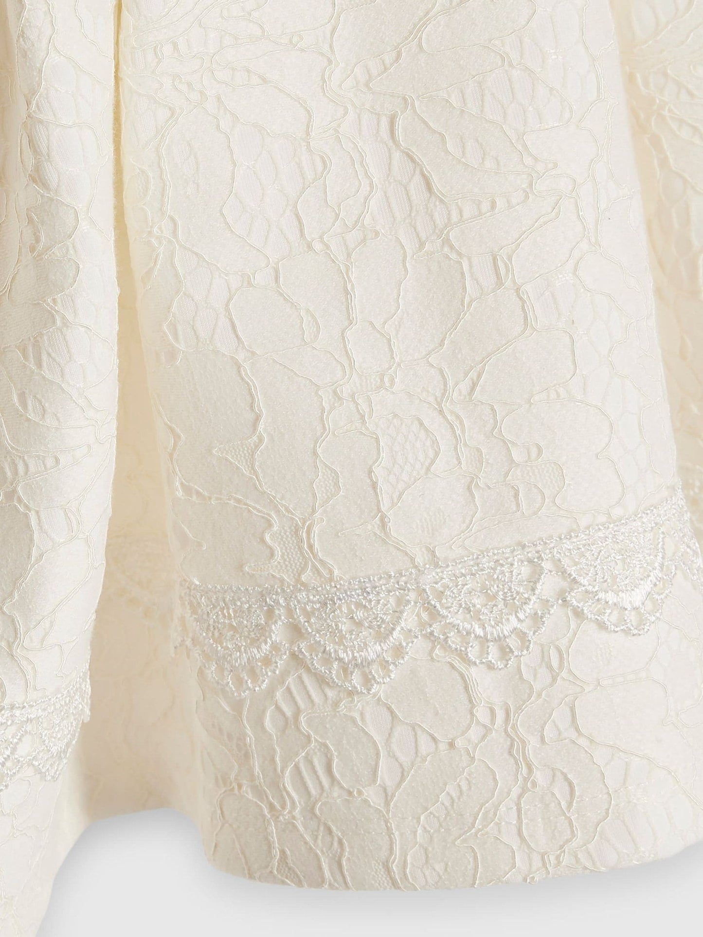 Dsiney Kidz - River Island White Lace Scuba Dress image 4
