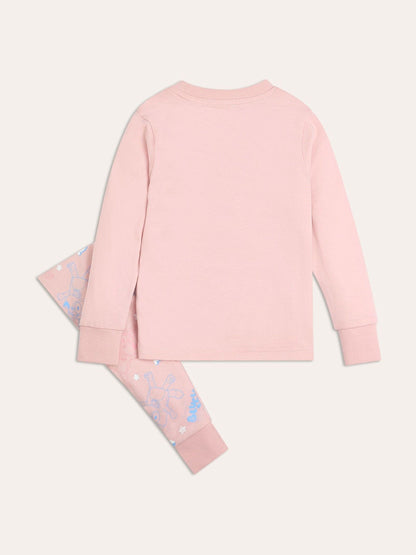 Brand Threads Pink Girls 100% Cotton Bluey Pyjamas Set - image 3