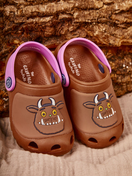 JoJo Maman Bébé Brown Gruffalo Clogs image 1