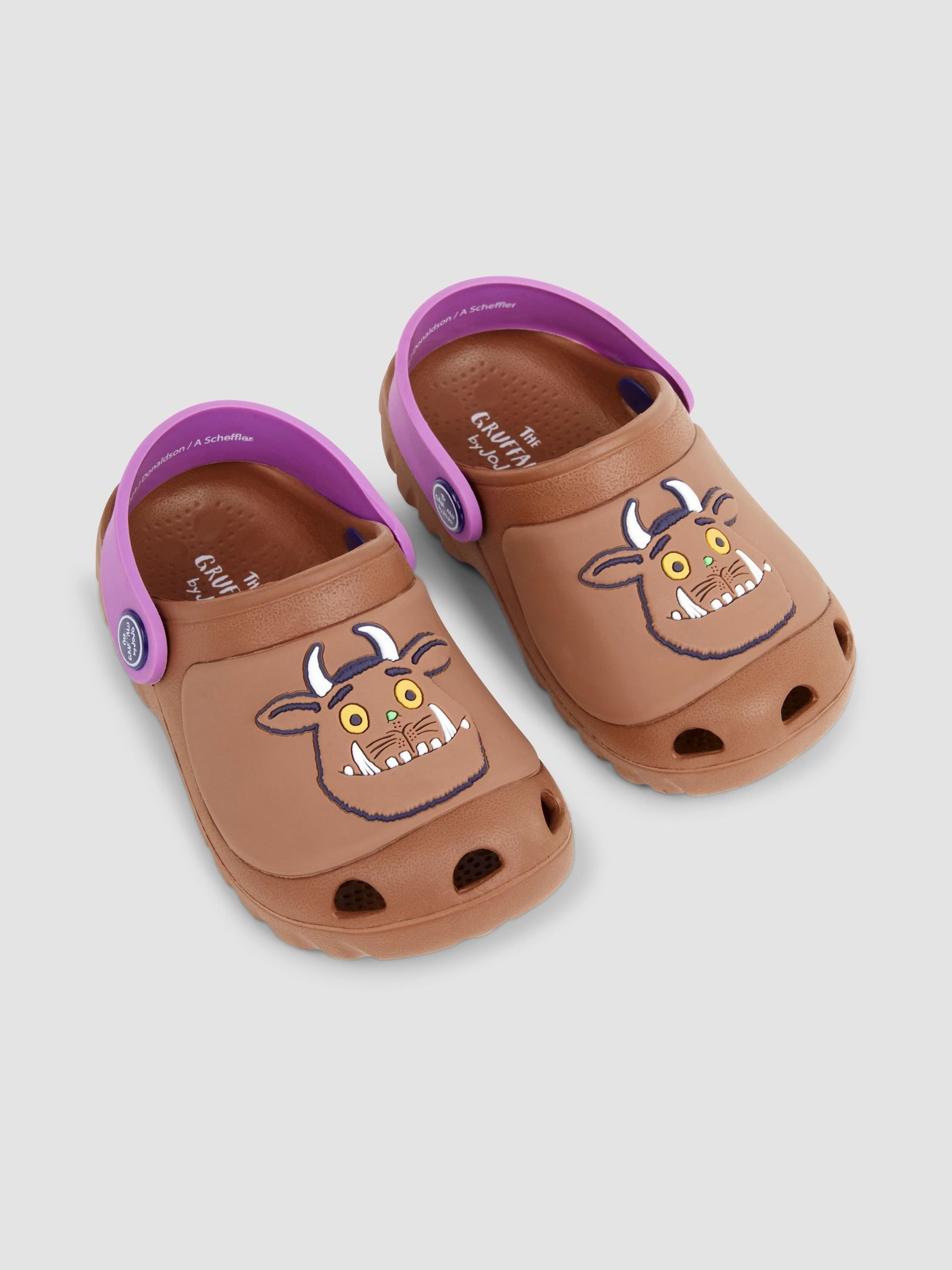JoJo Maman Bébé Brown Gruffalo Clogs image 5