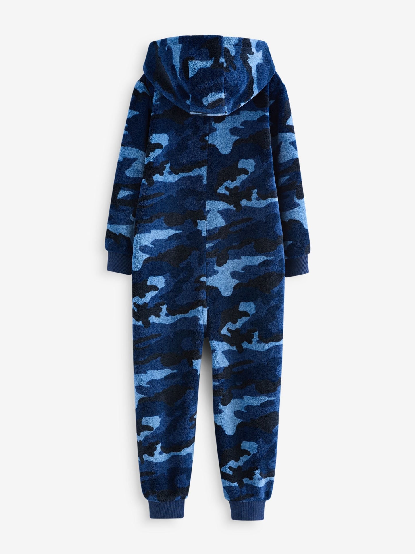 Blue All-In-One Fleece Pyjamas (3-16yrs)