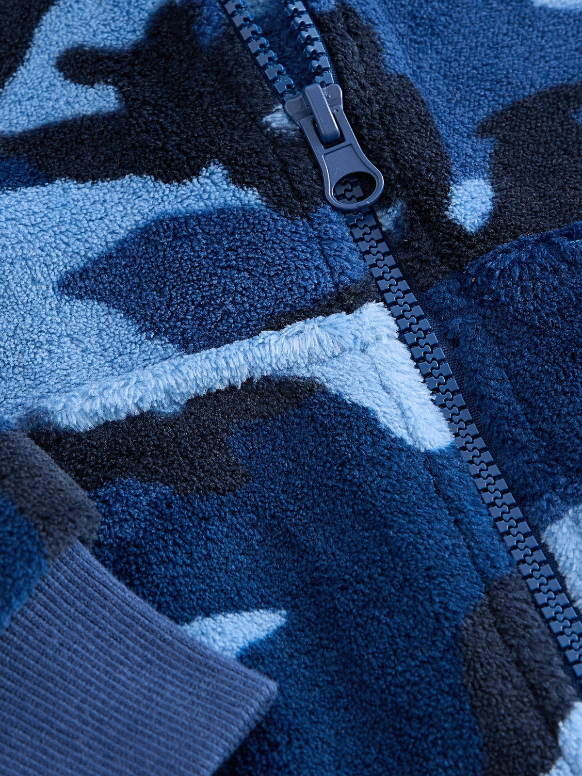 Blue All-In-One Fleece Pyjamas (3-16yrs) - image 7