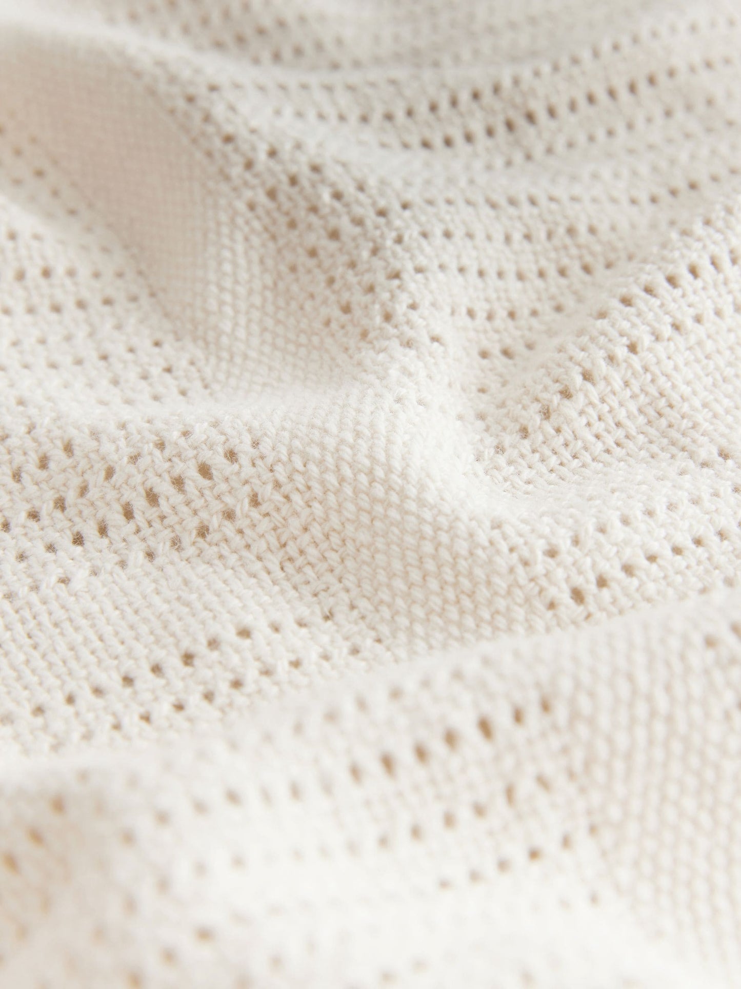 2 Pack Natural Cotton Baby Cellular Blankets image 2