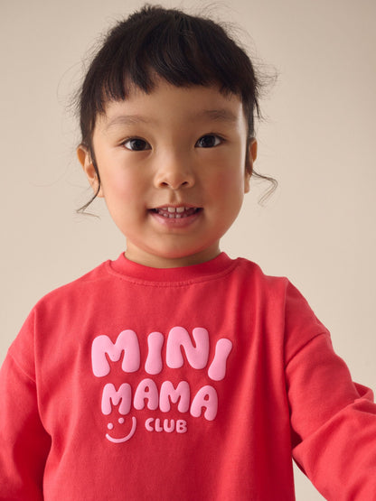 Red Long Sleeve Slogan Top (3mths-7yrs) - image 3