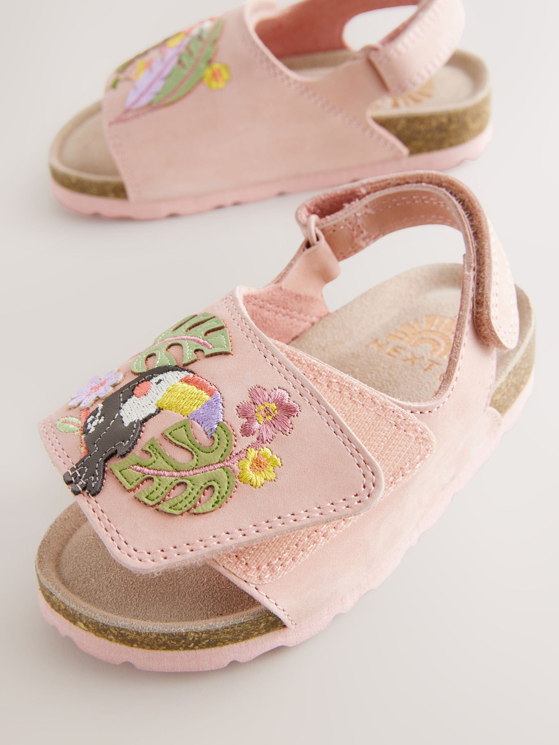 Pink Character Corkbed Touch Fastening Sandals image 5