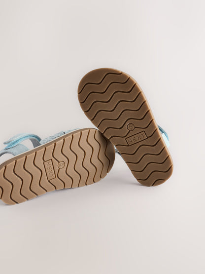 Blue Broderie Sandals image 5
