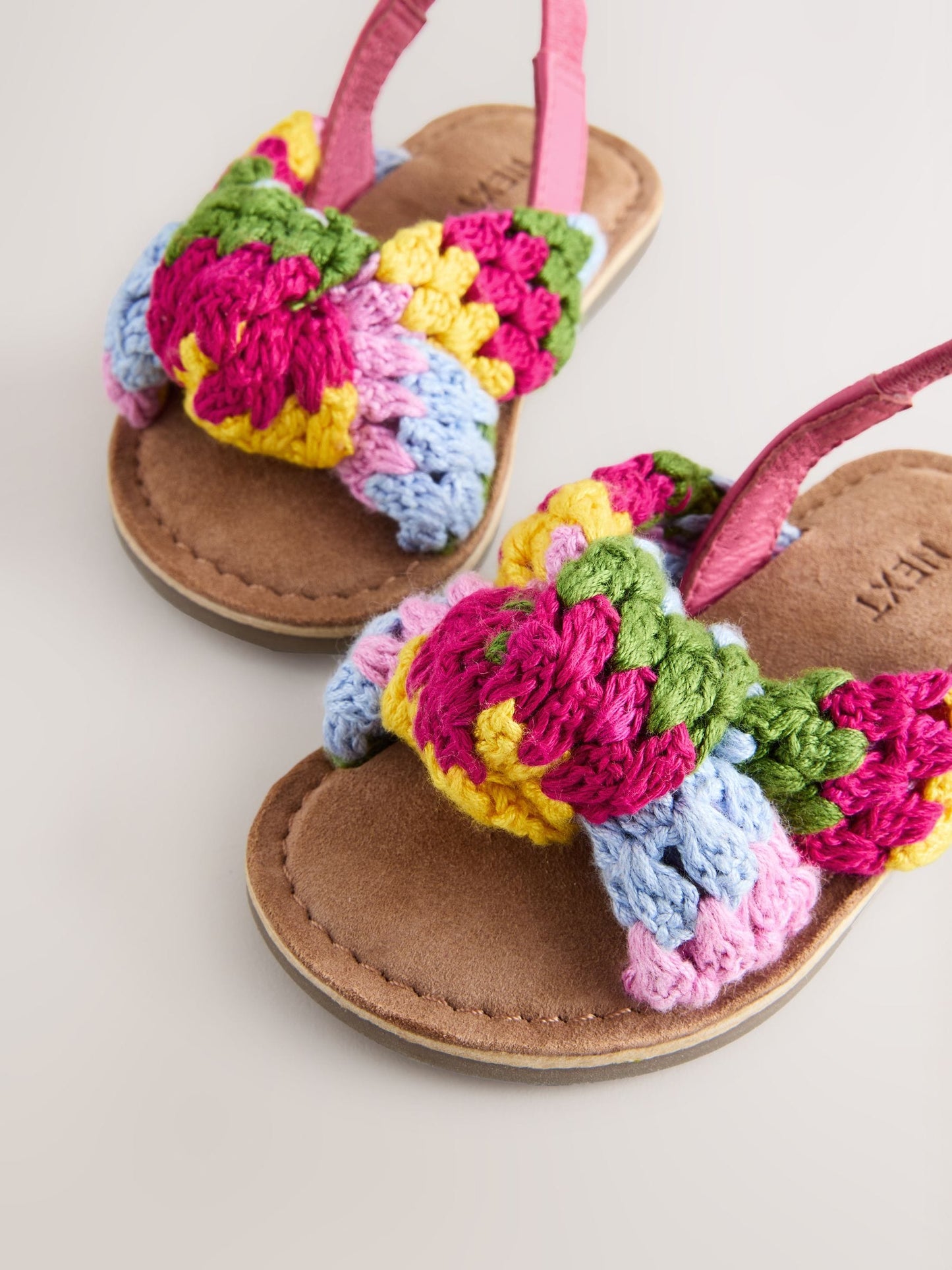Rainbow Crochet Twist Sandals image 4