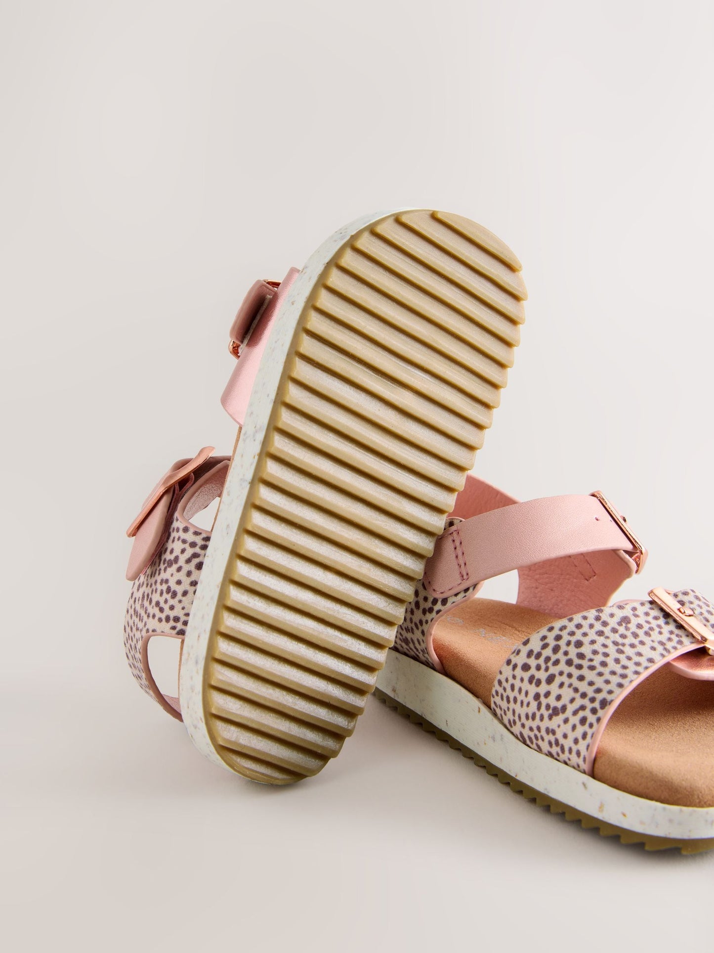 Pink Animal Print Buckle Sandals image 8