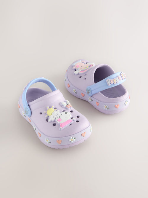 Lilac Purple Peppa Pig Clogs image 1