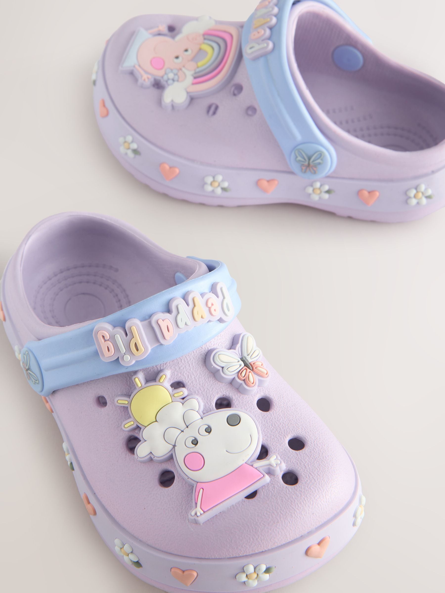 Lilac Purple Peppa Pig Clogs image 3