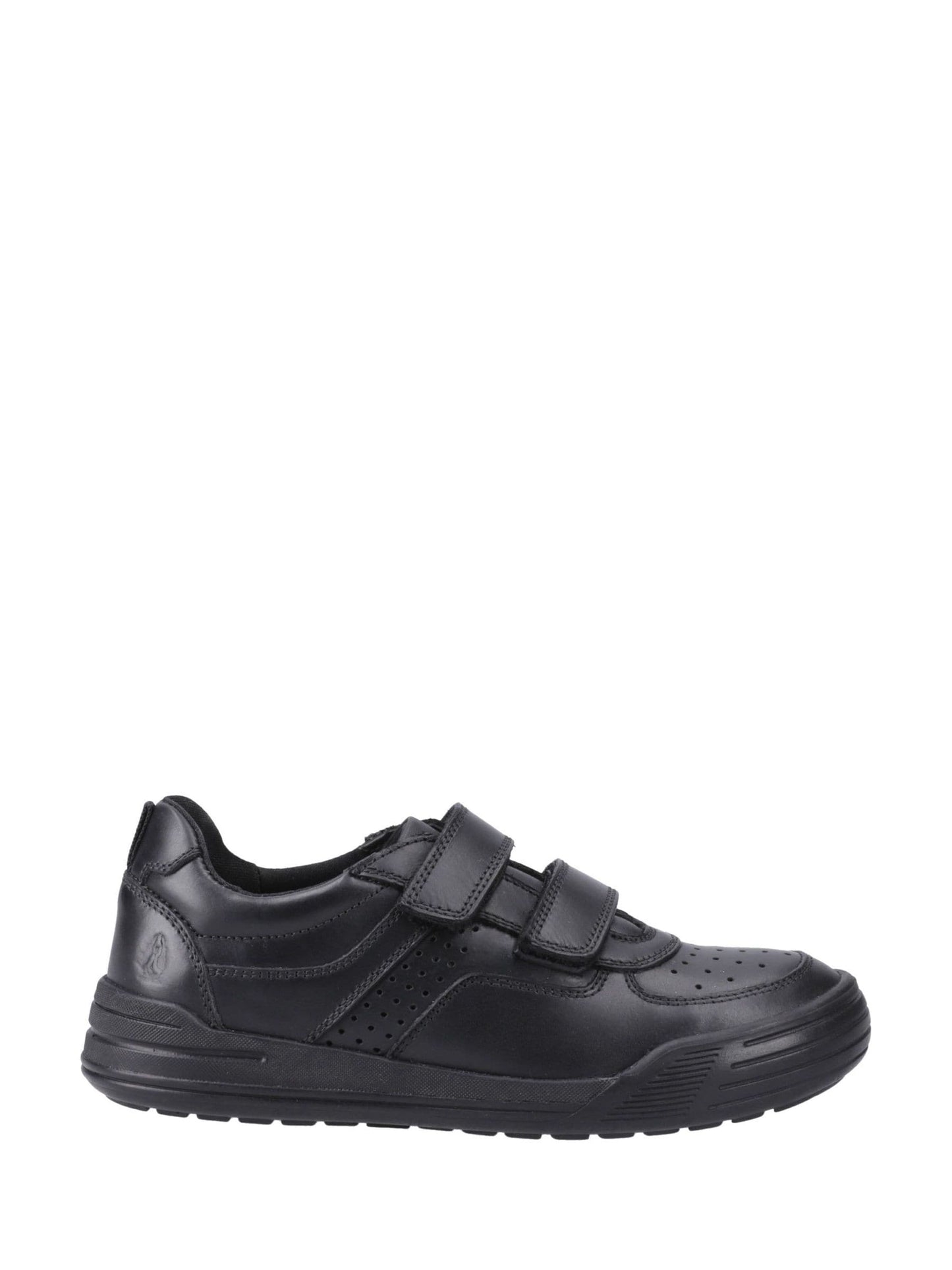 Dsiney Kidz - Hush Puppies Black Sully Touch Fastening Senior School Shoes image 1