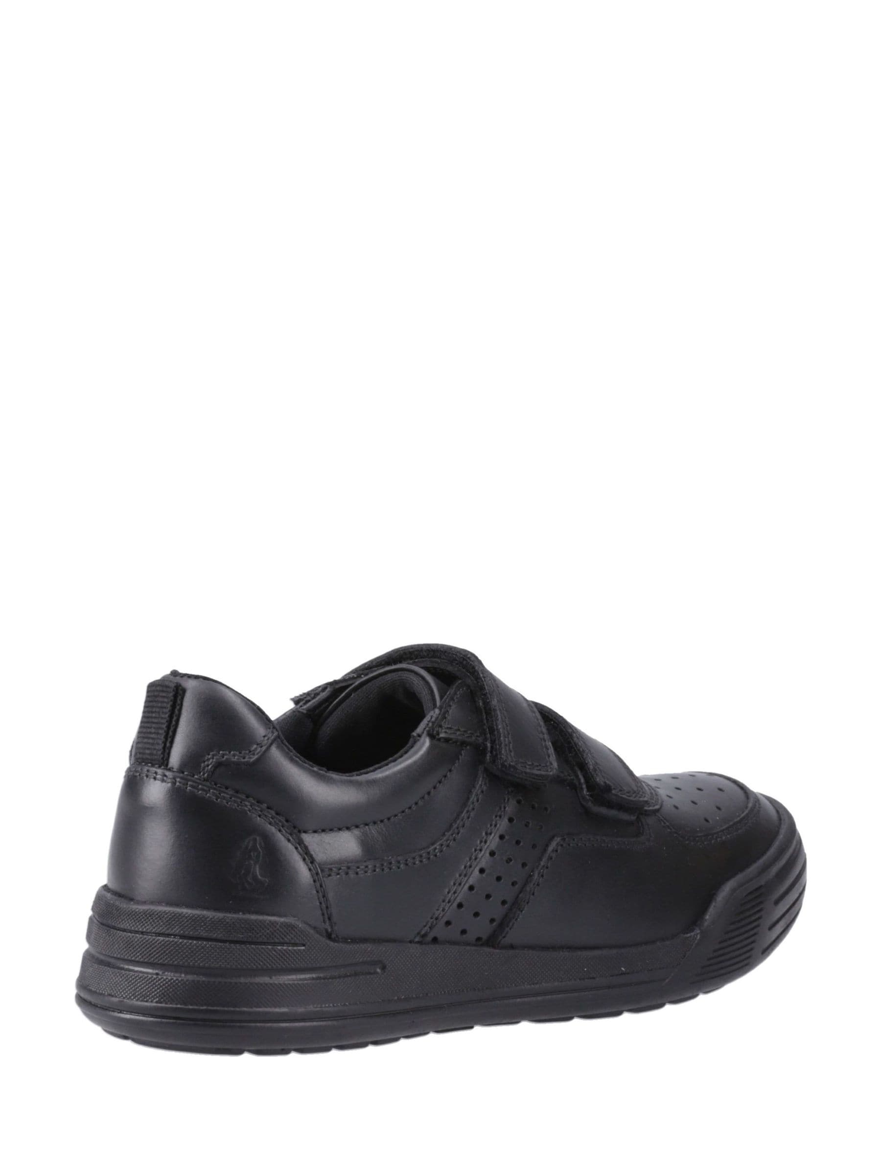 Dsiney Kidz - Hush Puppies Black Sully Touch Fastening Senior School Shoes image 2