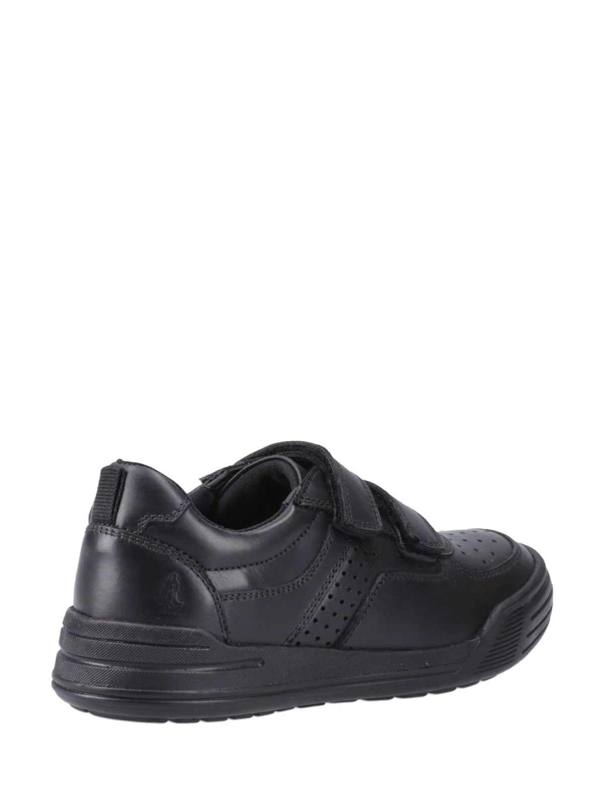 Dsiney Kidz - Hush Puppies Black Sully Touch Fastening Senior School Shoes image 2