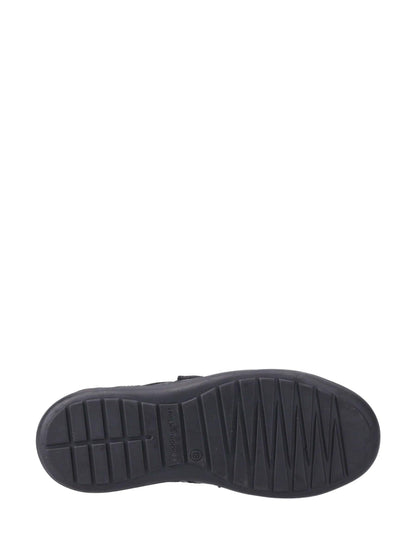 Dsiney Kidz - Hush Puppies Black Sully Touch Fastening Senior School Shoes image 4
