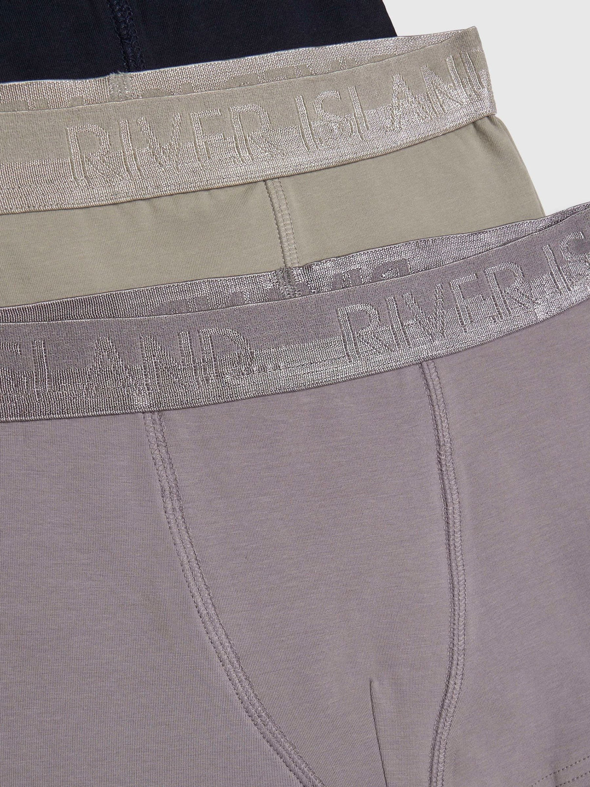 Dsiney Kidz - River Island Blue Metallic Waistband 5 Pack Boxers image 2