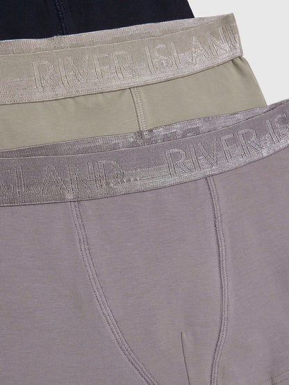 Dsiney Kidz - River Island Blue Metallic Waistband 5 Pack Boxers image 2