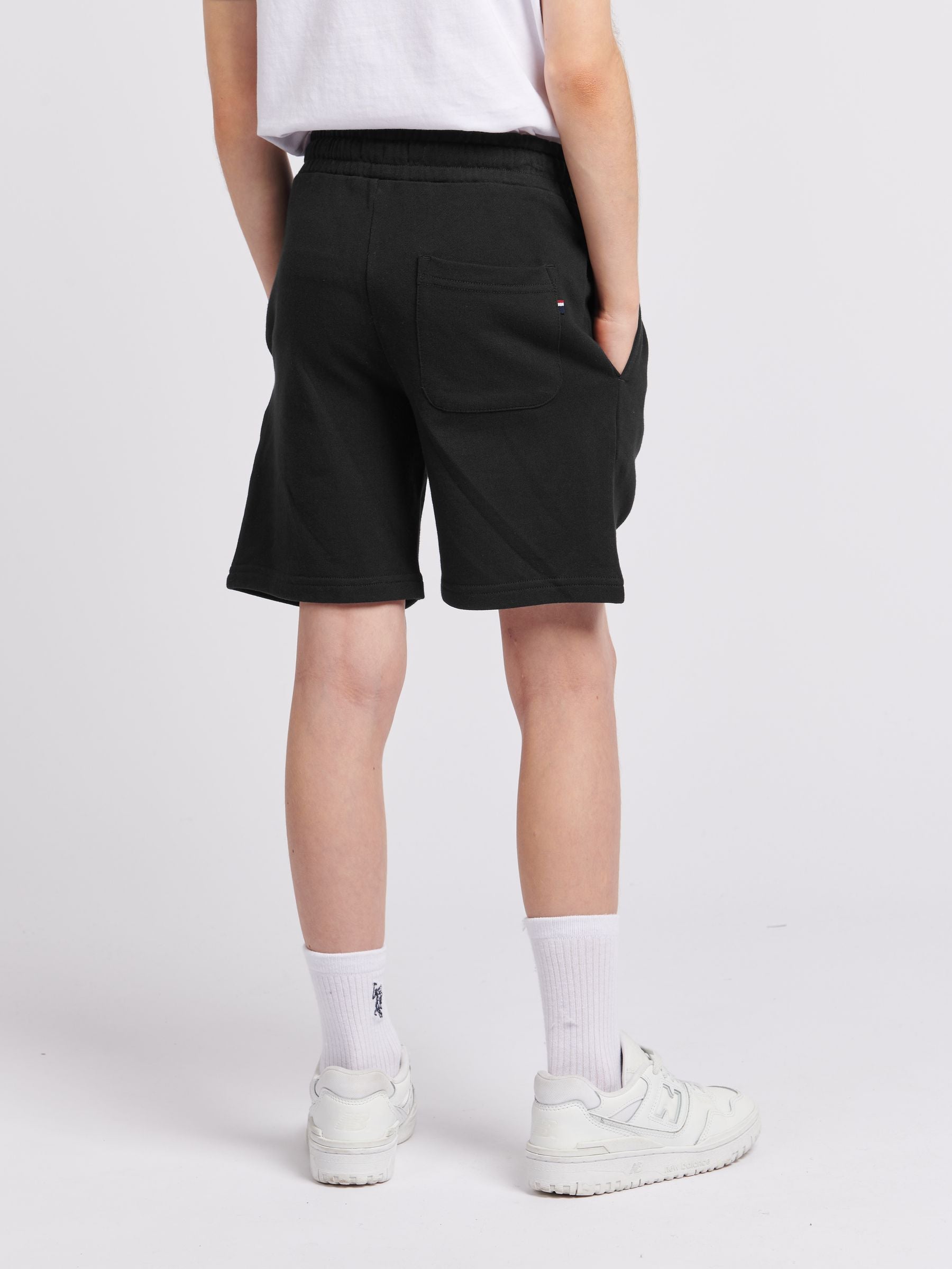 Dsiney Kidz - U.S. Polo Assn. Black Double Horsemen Sweat Shorts image 3
