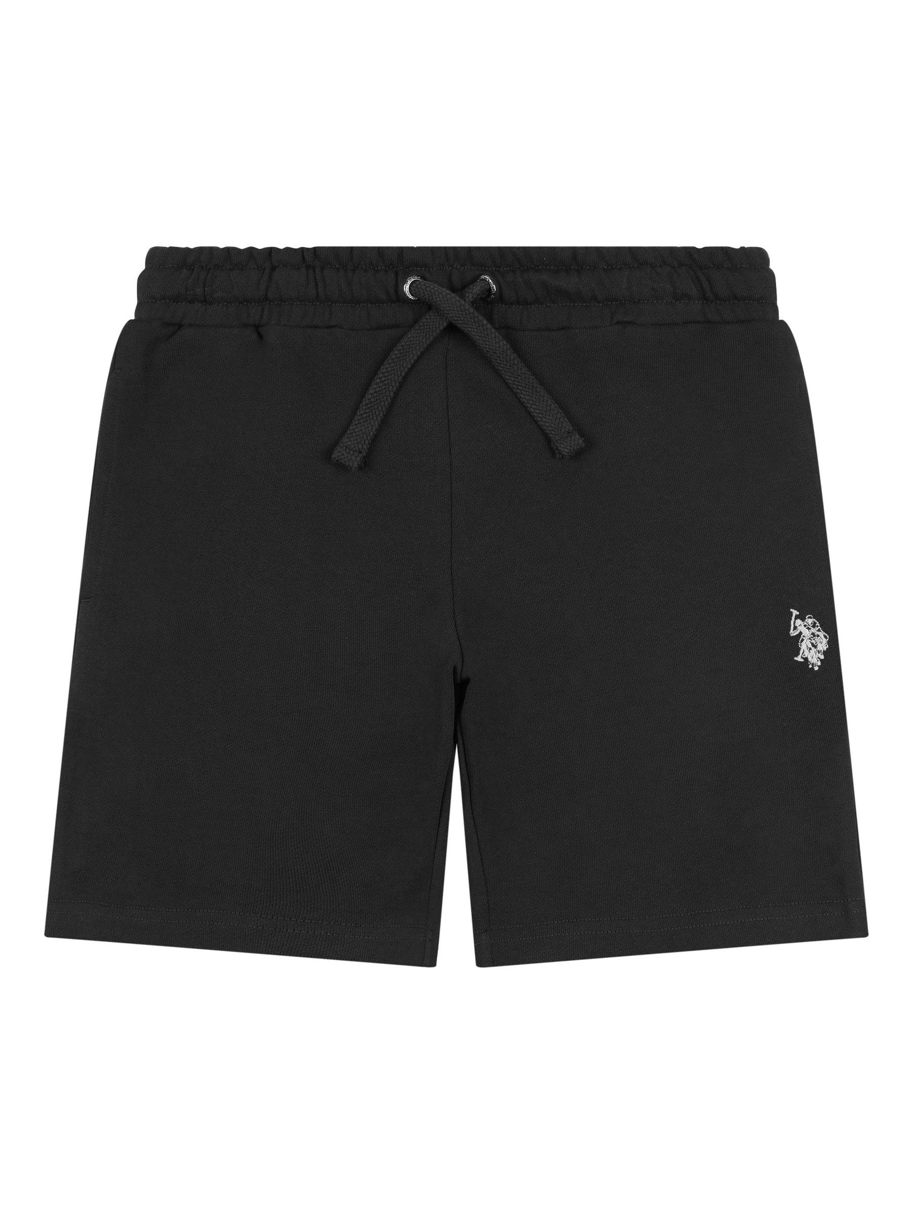 Dsiney Kidz - U.S. Polo Assn. Black Double Horsemen Sweat Shorts image 4