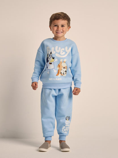 Brand Threads Blue Unisex Daywear Joggers Set image 1