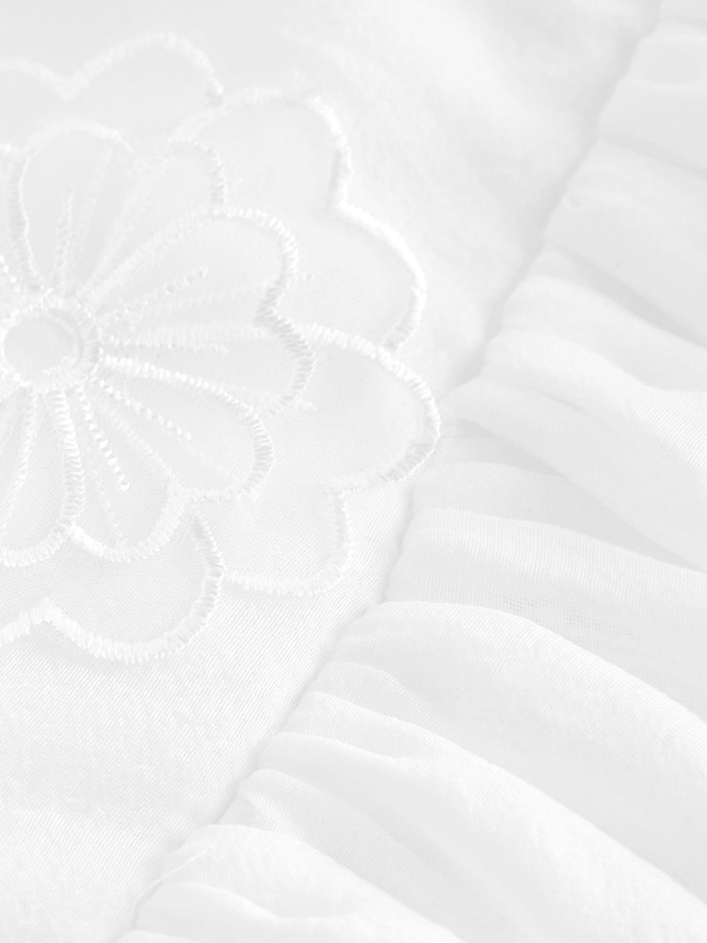 Dsiney Kidz - Laura Ashley Ecru White Flower Organza Dress image 8