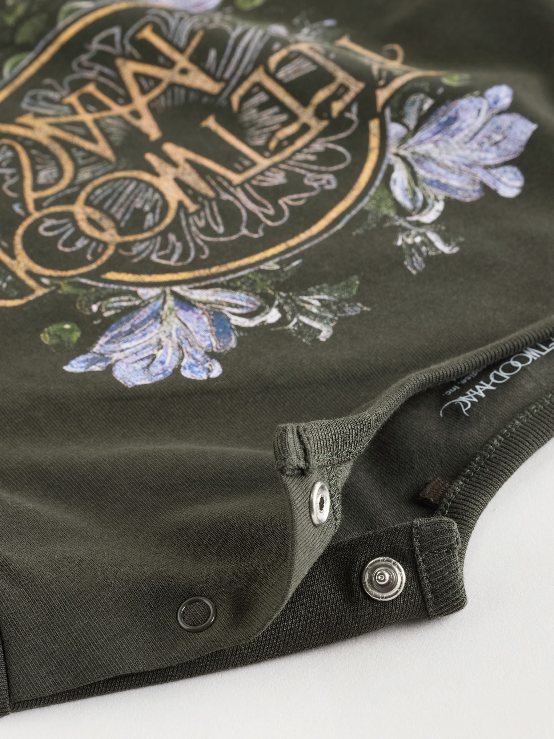 Charcoal Grey Fleetwood Mac Band Baby Romper image 5