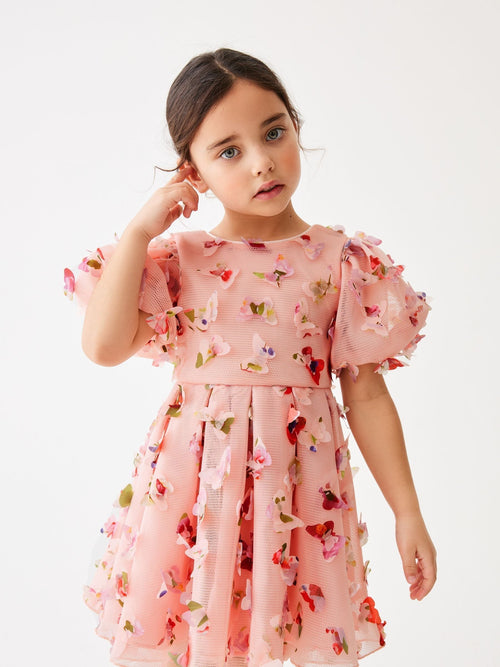 Baker by Ted Baker Pink 3D Butterfly Dress image 1