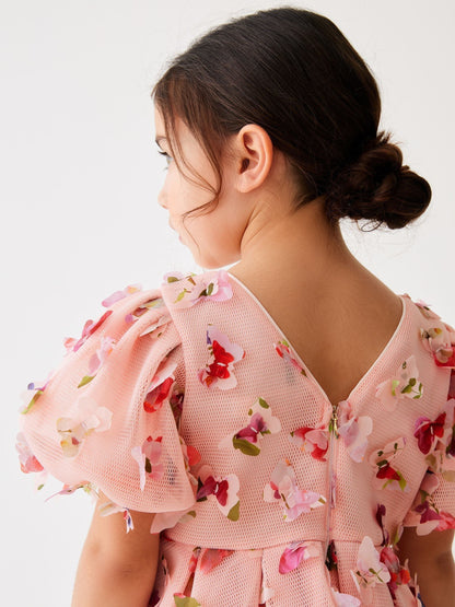 Baker by Ted Baker Pink 3D Butterfly Dress image 3