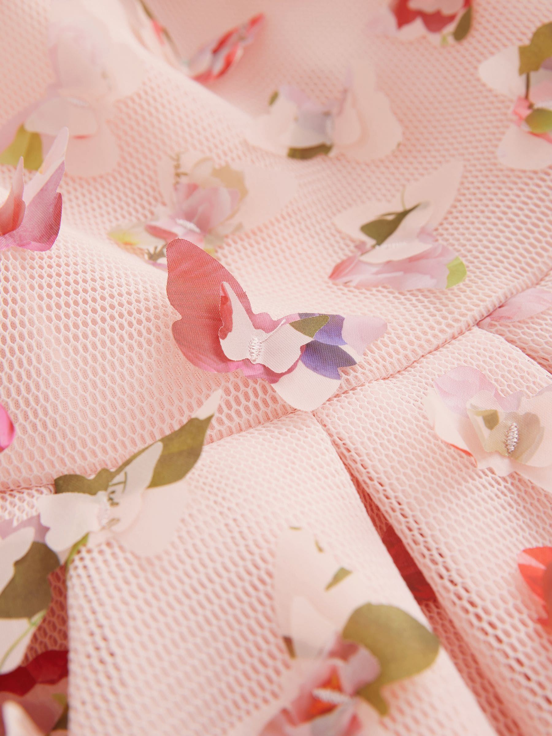 Baker by Ted Baker Pink 3D Butterfly Dress image 8