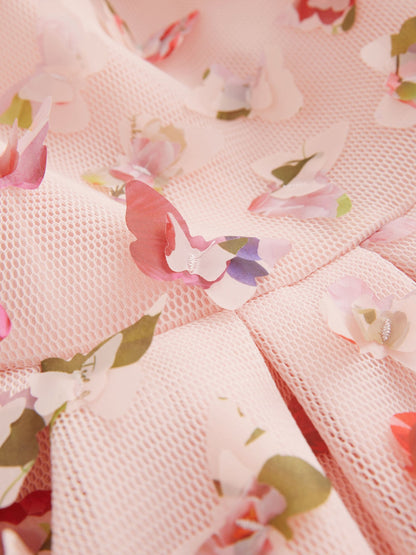 Baker by Ted Baker Pink 3D Butterfly Dress image 8