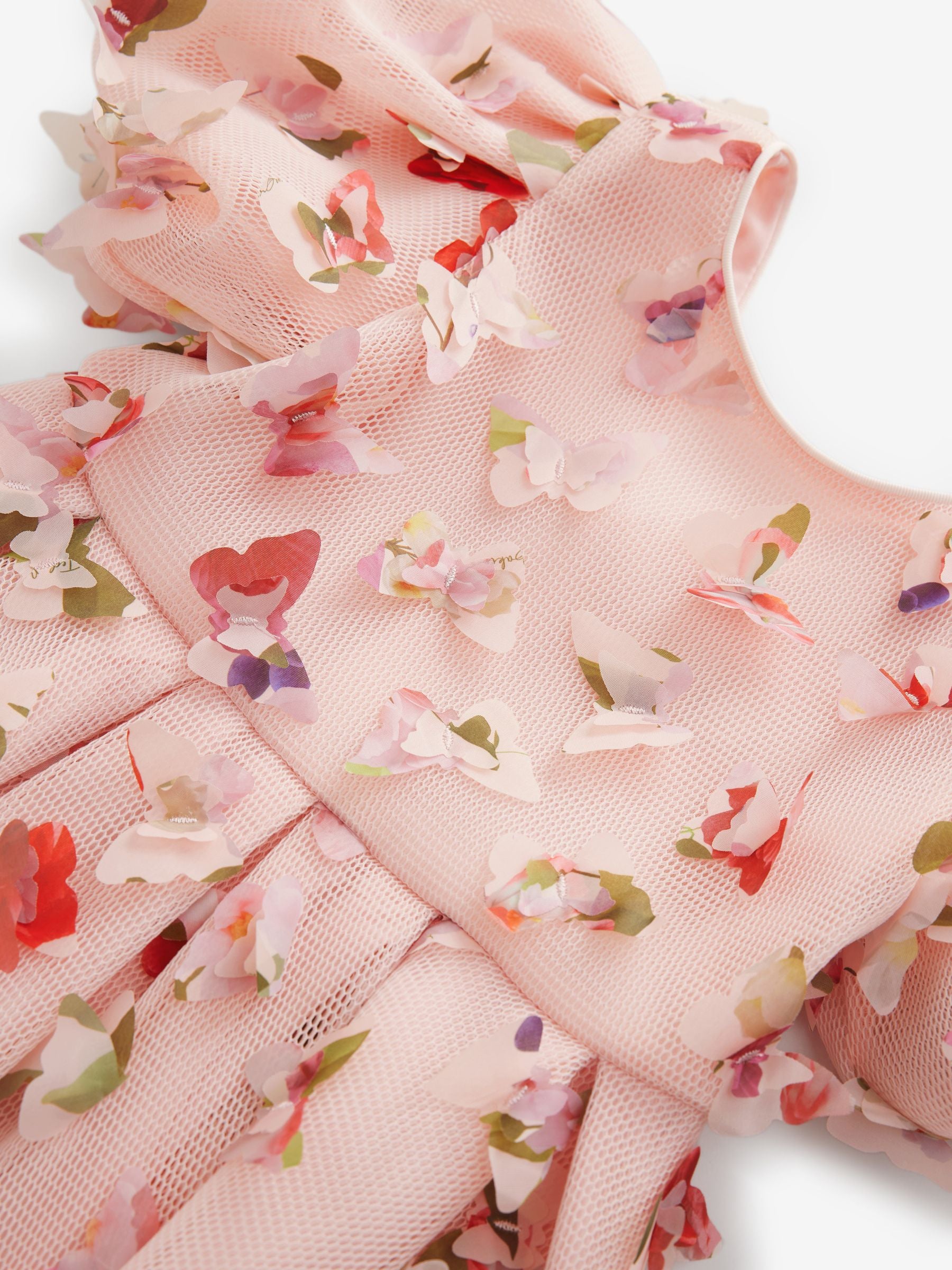 Baker by Ted Baker Pink 3D Butterfly Dress image 9